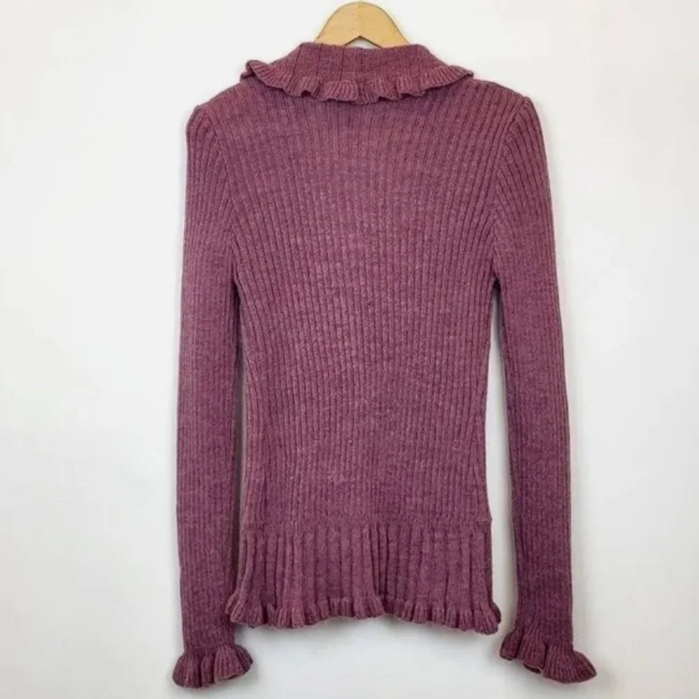 Elisabetta Collection Ruffle Cardigan - Picture 2 of 7